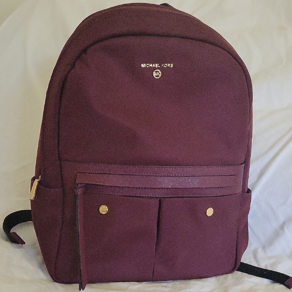 Michael Kors Deep Wine Backpack - image 1